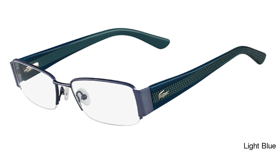 Buy Lacoste L2155 Semi Rimless / Half Frame Prescription Eyeglasses