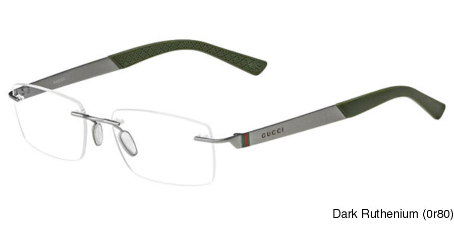 gucci eyeglasses rimless