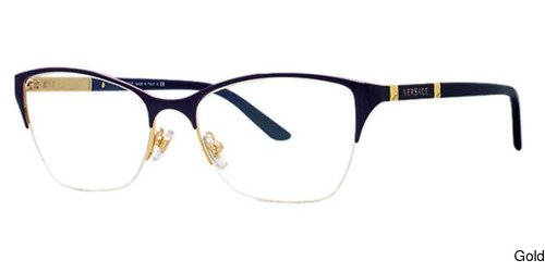 Buy Versace VE1218 Semi Rimless / Half Frame Prescription Eyeglasses