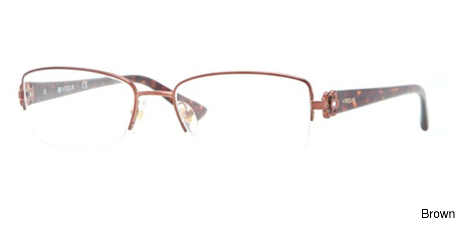My Rx Glasses Online resource - Vogue VO3875B Semi Rimless ...