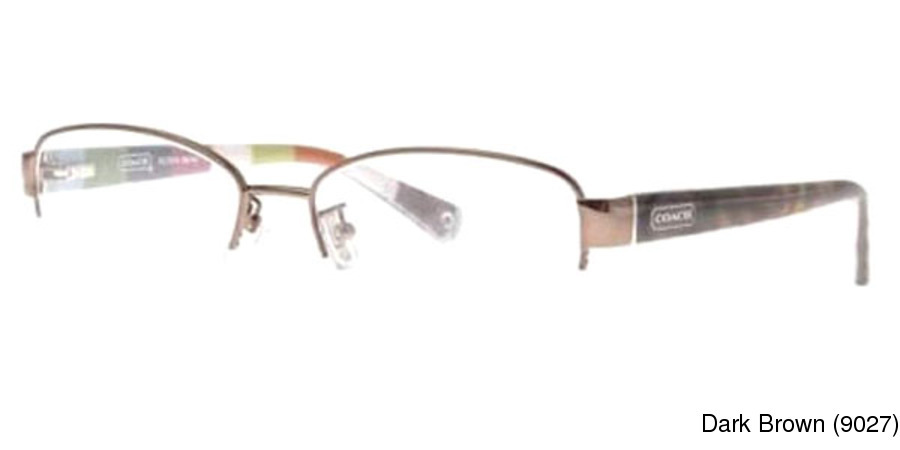 Buy Coach Hc5004 Semi Rimless Half Frame Prescription Eyeglasses