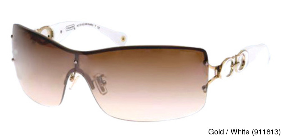 Buy Coach HC7018 Semi Rimless / Half Frame Sunglasses Online