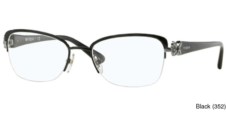 Buy Vogue VO3966 Semi Rimless / Half Frame Prescription ...