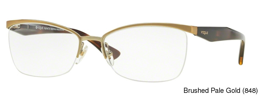 Buy Vogue VO3981 Semi Rimless / Half Frame Prescription ...
