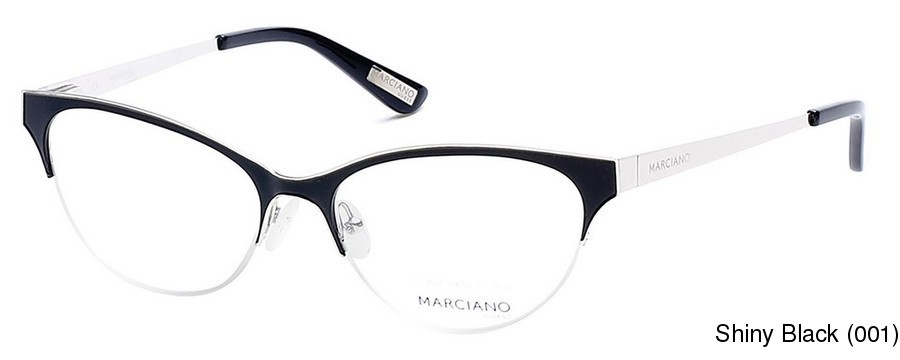 Buy GUESS by Marciano GM0277 Semi Rimless / Half Frame ...