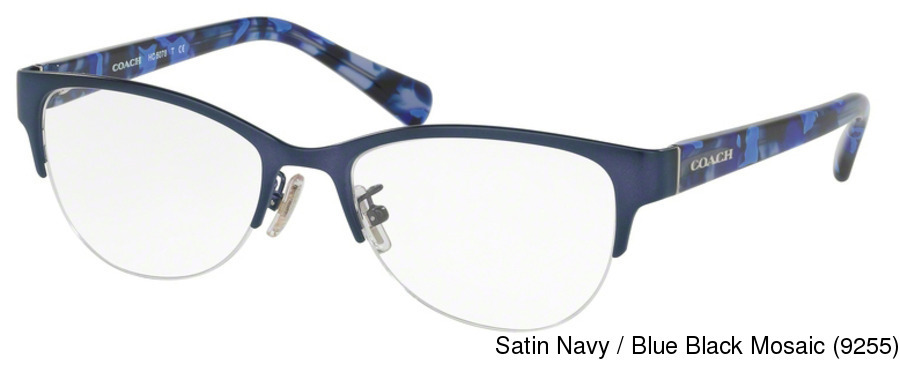 Buy Coach Hc5078 Semi Rimless Half Frame Prescription Eyeglasses