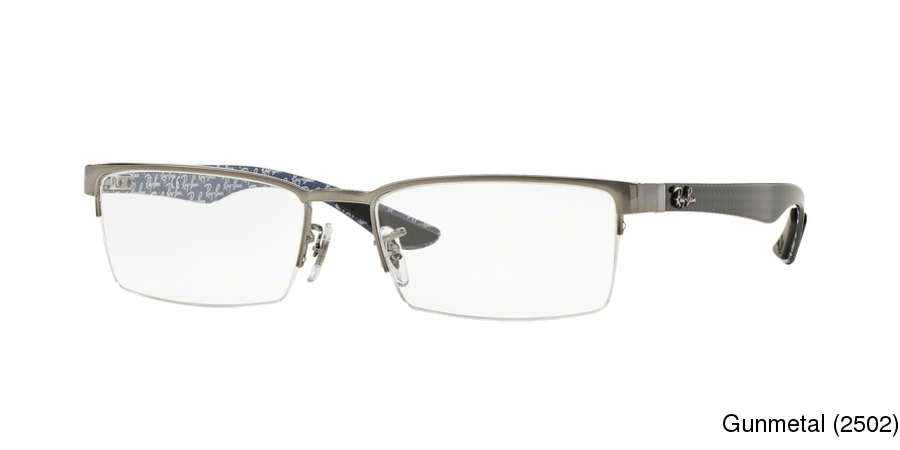Buy Ray Ban Rx8412 Semi Rimless Half Frame Prescription Eyeglasses