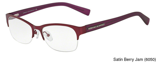 Buy Armani Exchange AX1016 Semi Rimless / Half Frame ...
