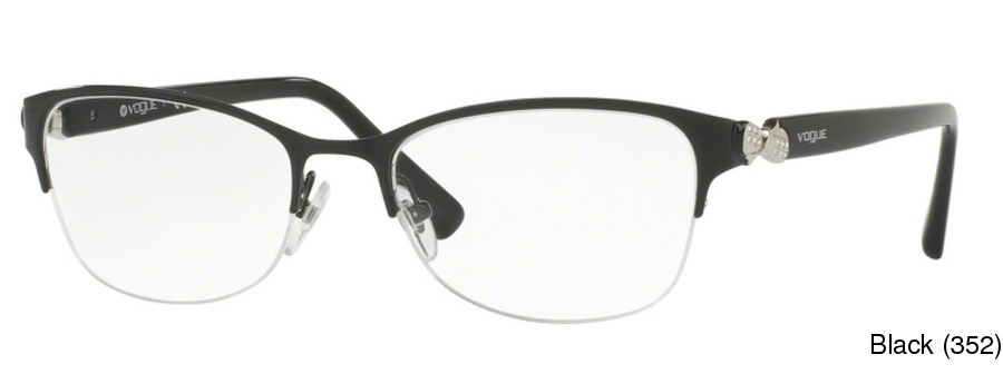 Buy Vogue VO4027B Semi Rimless / Half Frame Prescription ...