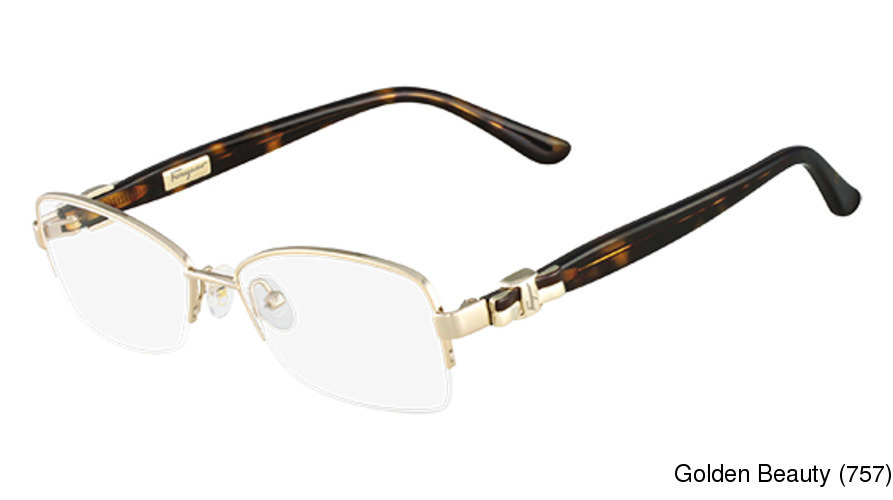 ferragamo rimless eyeglasses