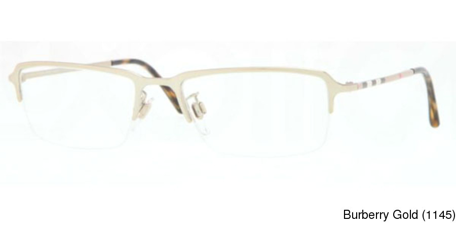 burberry rimless eyeglasses