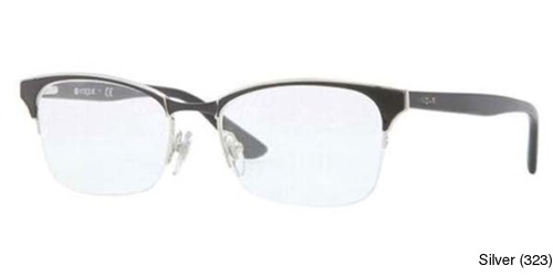Buy Vogue VO3825 Semi Rimless / Half Frame Prescription ...